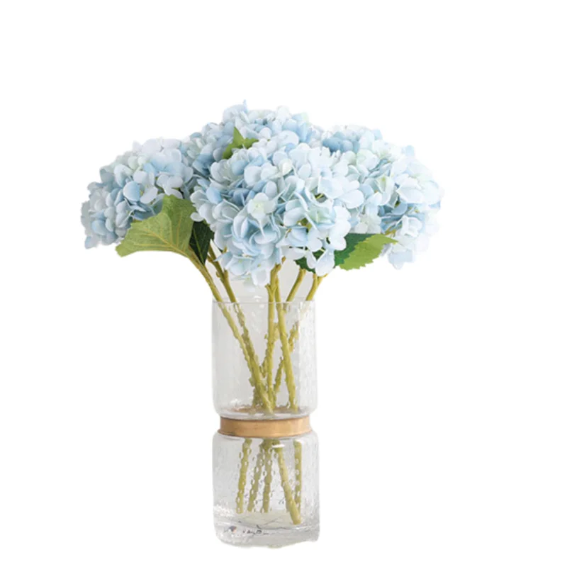 1 Buchet Frumos de Flori Artificiale de Mătase Simplitate Flori Hortensie Pentru Acasă Petrecerea de Nunta de Decorare DIY Fals Plante