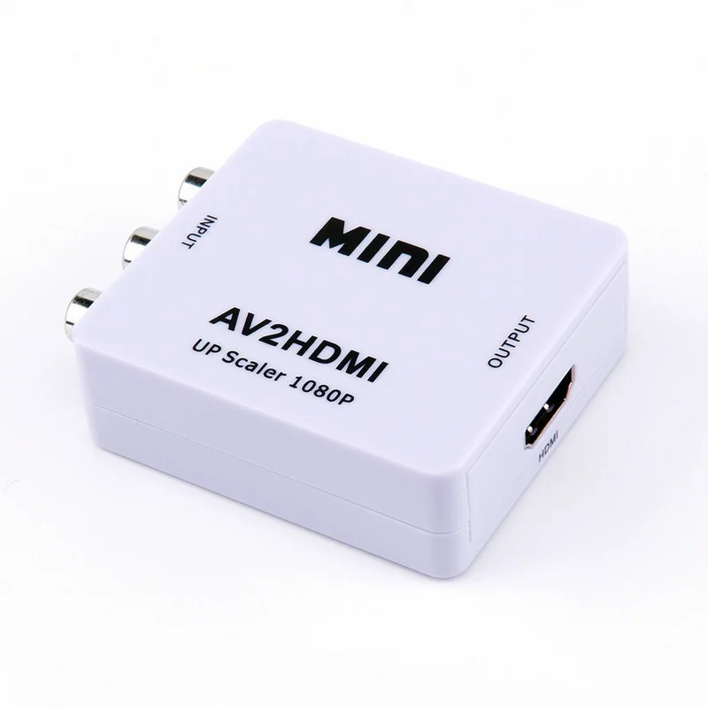 AV La HDMI compatibil cu Comutator AV2HDMI Convertor Audio Adaptor Compozit RCA LA HDMI-Adaptor compatibil