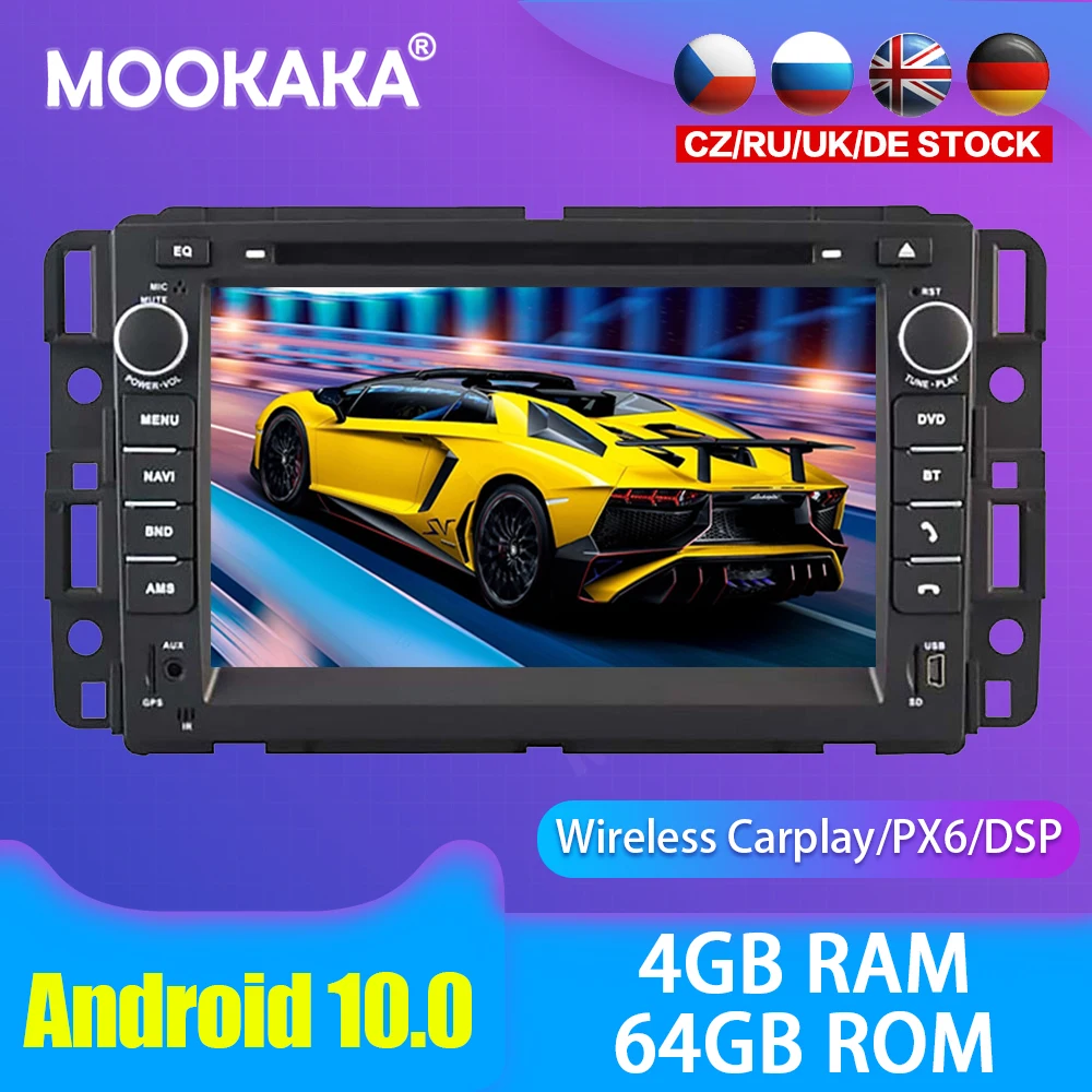Android 10.0 Car multimedia DVD Player GPS Radio Pentru Hummer H2 2008 2009 2010 2011 Navigare GPS Stereo DSP Audio PX6