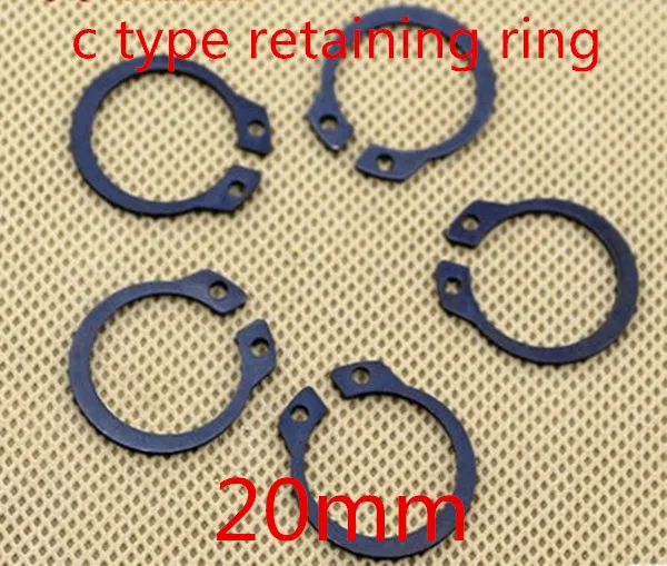 100buc/lot m20 20mm C tip snap ring ,C de tip clema de fixare ring șaibă oțel aliat