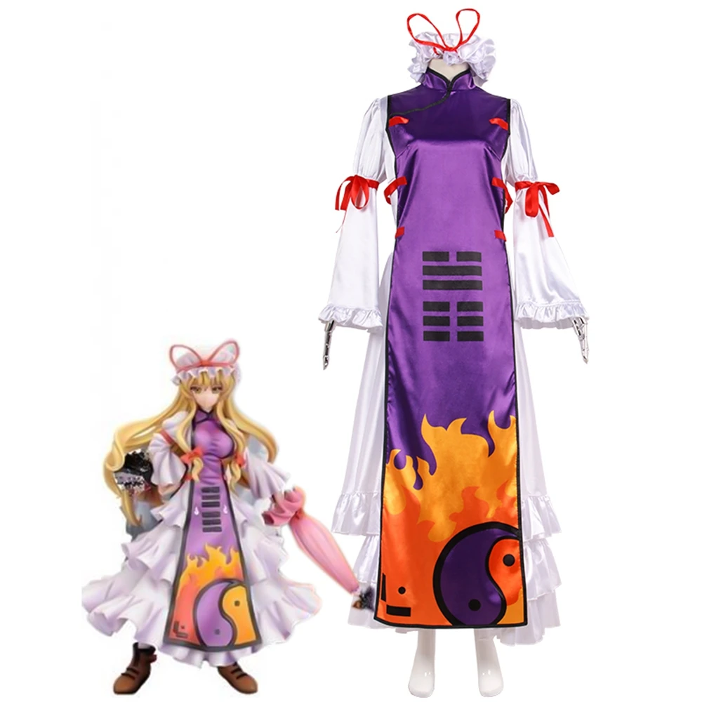 Anime Pentru Că Touhou Proiect Yakumo Yukari Unisex Cosplay, Costume De Crăciun Uniformă Tinuta De Halloween Dimensiune Particularizată