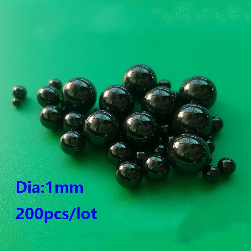 200pcs/lot cu Diametrul de 1mm Si3N4 cu bile ceramice de Siliciu Nitrură de 1.0 mm bilele de rulment G5