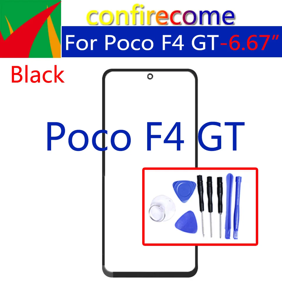 Pentru Xiaomi Poco F4 GT Ecran Tactil Panoul Frontal Exterior Lentile de Sticlă LCD Inlocuire Sticla