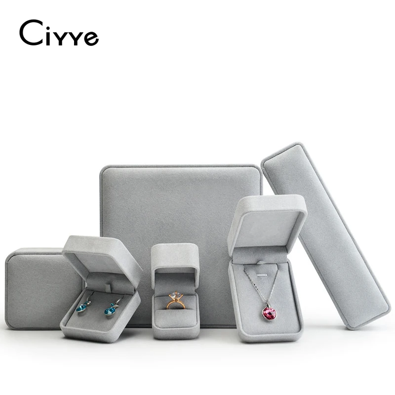 Ciyye Microfibra Caseta de Bijuterii pentru Pandantive Inele Cadou Organizator Bijuterii pentru Inel de Nunta Personalizate