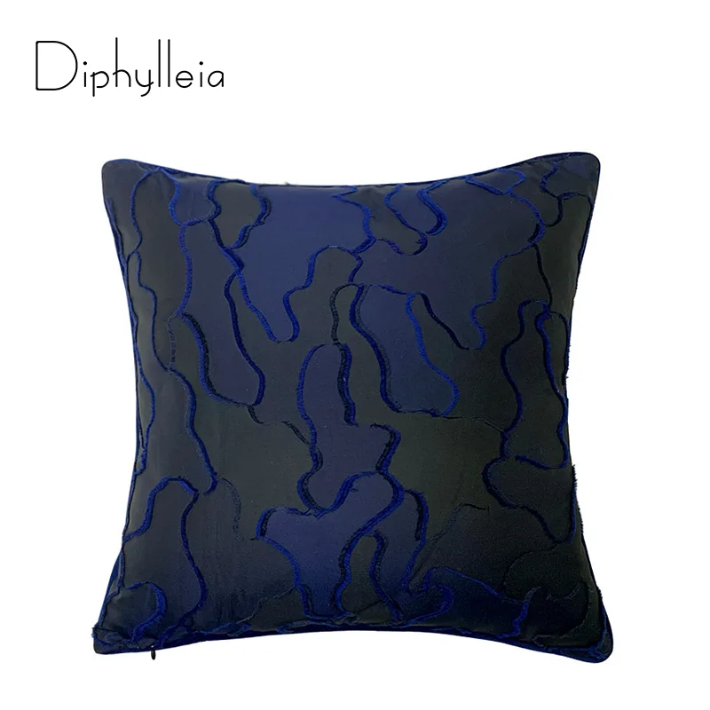 Diphylleia Mai Nou Design Față De Pernă Albastru Camuflaj Mozaic De Moda Moderne De Pernă Gust Elegant Acasă Decorative Alegere