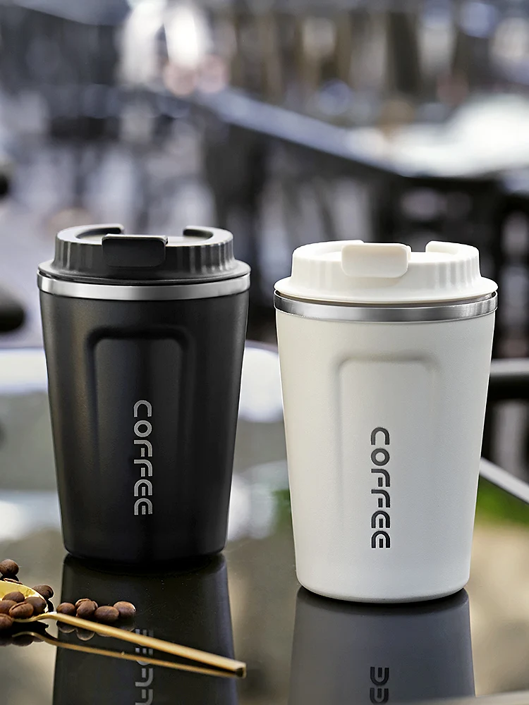 Izolat Ceașcă De Cafea Disponibile Mai Multe Culori Portabil Din Oțel Inoxidabil Stil European Rafinat De Însoțire Cupa