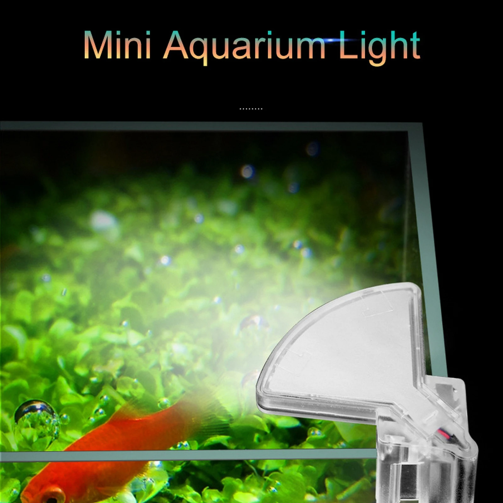 100-240V LED Clip-on Rezervor de Pește Acvariu de Iluminat Bec cu Apă Cresterea Plantelor Acvatice Lampa cu Lumina Alba pentru Pesti/Plante Model UE