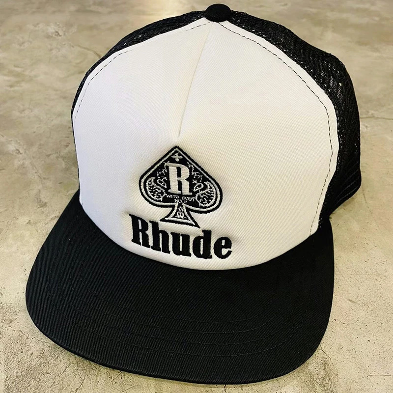 RHUDE 2022ss Broderie Pălărie Bărbați Femei 1:1 de Înaltă Calitate Streetwear RHUDE Șapcă de Baseball