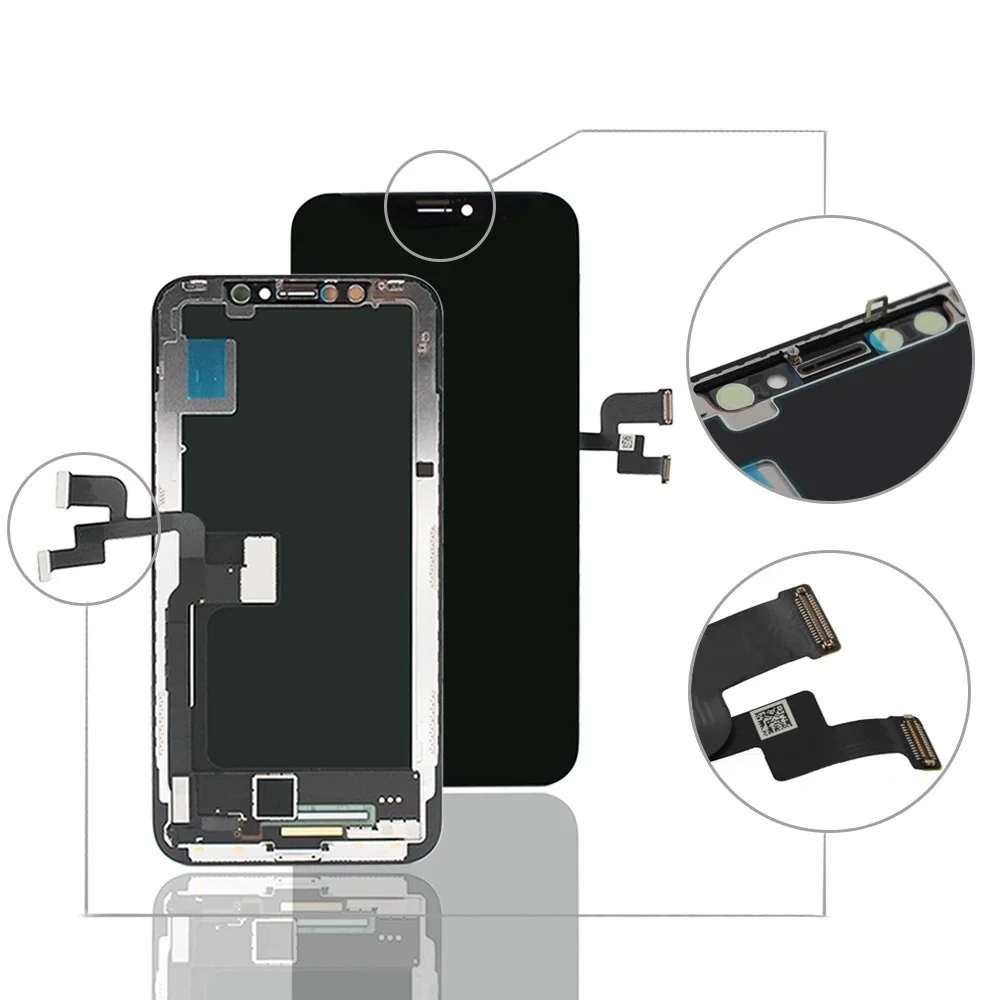 Ecran LCD pentru IPhone X 6 6S 7 8 5 5S Plus Pantalla pentru IPhone XR XS MAX 3D AAAA Digitizer Asamblare