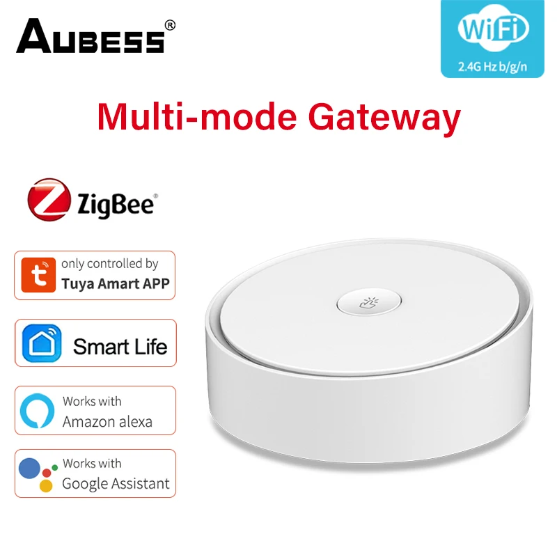Multi-Mode Tuya Gateway compatibil Bluetooth Plasă ZigBee Hub de Lucru Cu Aplicația de Control Smartlife Alexa Google Acasă Inteligent Automat