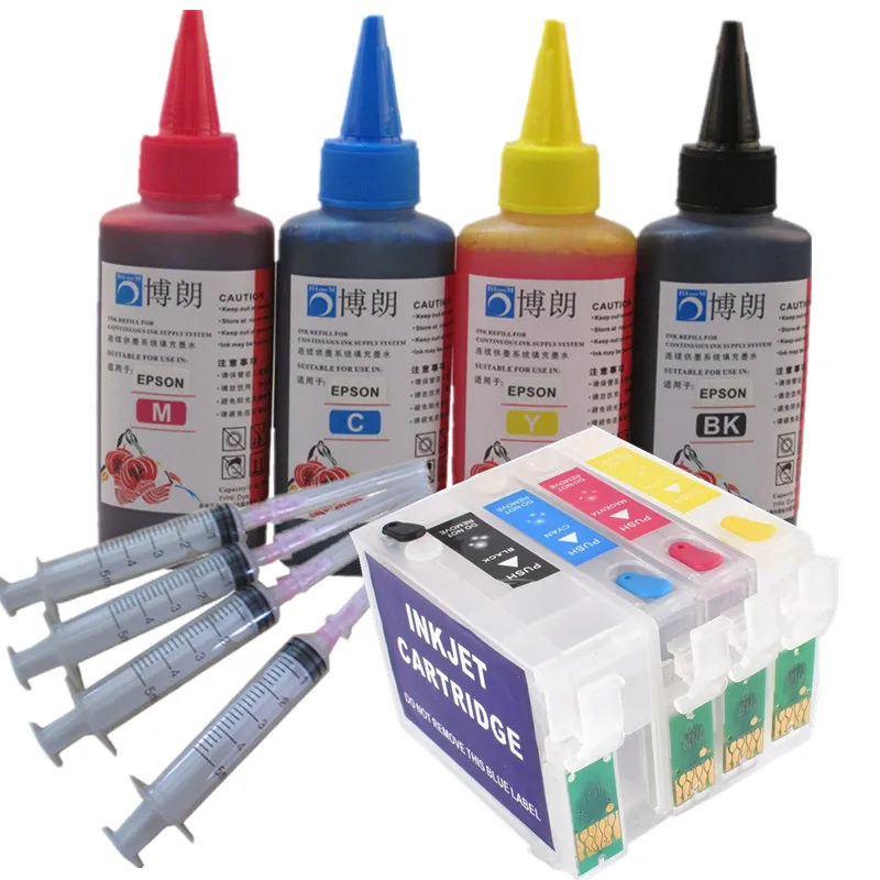 Refill kit ink 27XL T2711 cartuș de cerneală pentru EPSON WorkForce WF-3620DWF 3640DTWF 7110DTW 7610DWF 7620 wf7710 7720 WF-7210