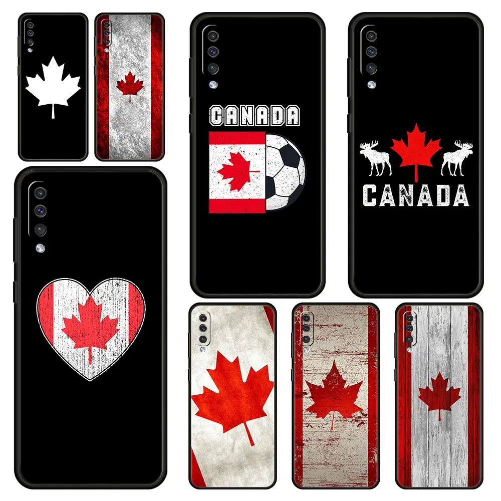 Maple Canada Flag place Fotbalul Caz de Telefon Pentru Samsung Galaxy A52 A50 A70 A30 A40 A20S A20E A02S A12 A22 A72 A32 5G A04s Acoperi