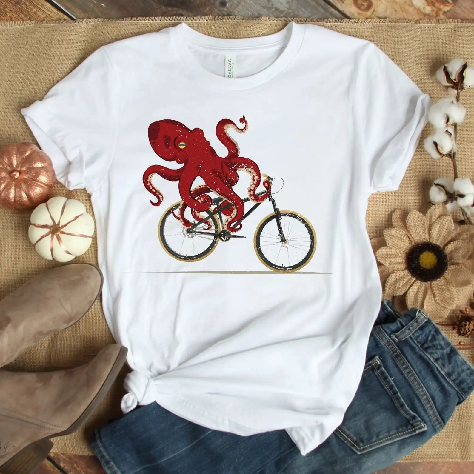 Harajuku Top Femei T-shirt Casual Doamnelor de Bază O-guler Rece Navigarea Biciclete de Imprimare cu Mânecă Scurtă pentru Femei T-shirt Girl,Picătură Navă