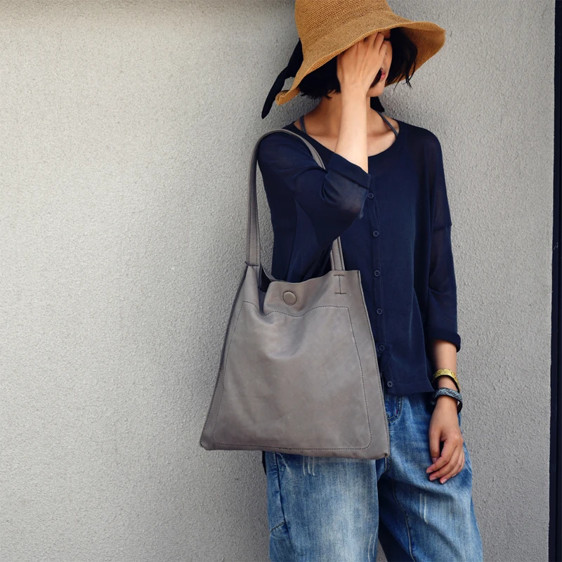 Vendange doamna de moda geantă de umăr din piele handmade casual sac sac retro-2555
