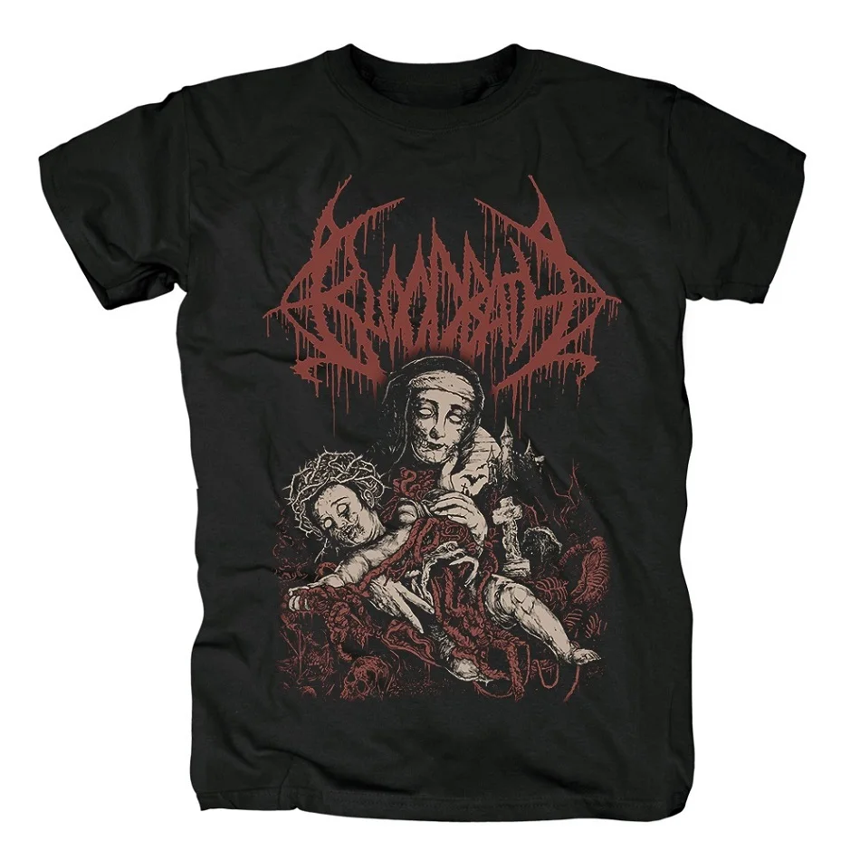 3 modele de death metal suedez Bloodbath Camiseta Rock Marca tricou Hardrock Ropa Mujer Punk skateboard streetwear tee