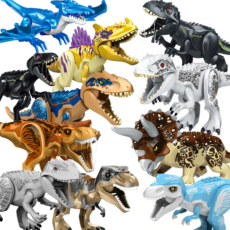 Noul Jurassic Lume Dino Dinozauri Mari Cifre De Cărămizi, Blocuri Tyrannosaurus Indominus T-Rex, Velociraptor Jucarii Copii Cadou