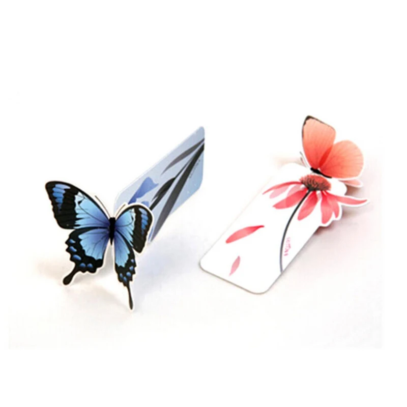 Noi 5PCS 3D Fluture Marcaj Pentru Cadou Frumos Semn de Carte Cadou de Crăciun de hârtie bookmark