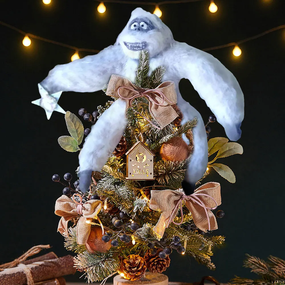 Om De Zăpadă Abominabil Pom De Crăciun Pălărie Om De Zăpadă Abominabil Ape Decor De Crăciun De Pluș Xmas Copac Agățat Ornamente Noi