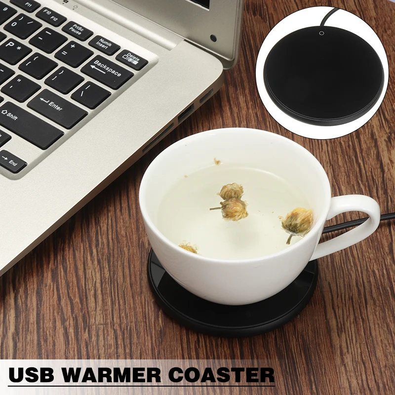 USB Cupa cana de Încălzire Coaster Mat Iarna Electric Cafea cu Lapte Cald Pad Pentru Biroul de Acasă consumul de Cafea Cana de Ceai Ceașcă de Încălzire