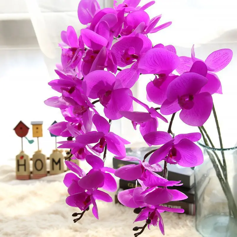 Artificiale Flori de Orhidee Real Atinge Artificiale Fluture Orhidee flores artificiales de Nunta de decorare acasă Festivalul de Decor