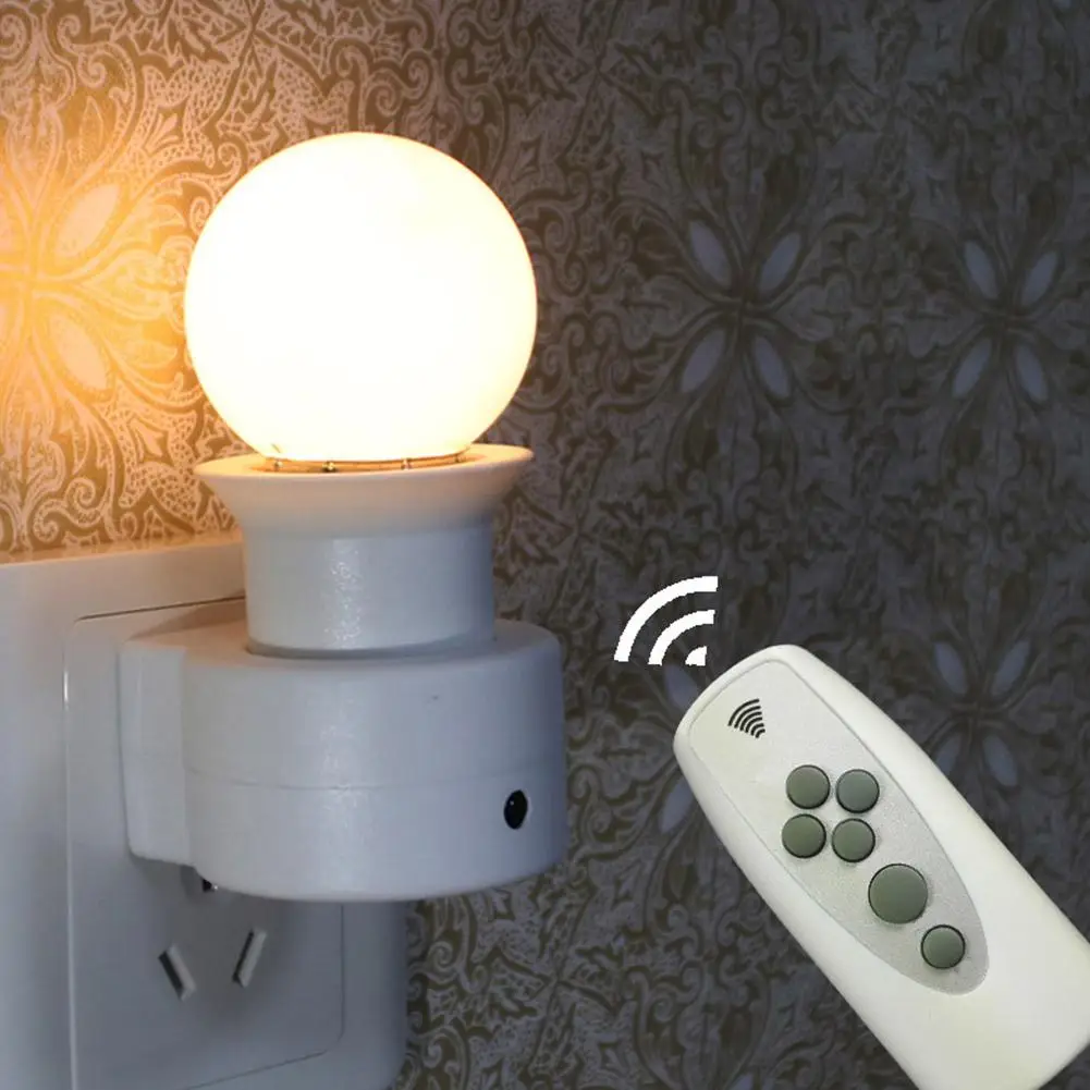 LED inteligent de Control de la Distanță Luminile Dormitor Noptieră Lampa de Perete Soclu Plug Lumina de Noapte+Comutator Setare Timp de Trei moduri de Reglaj