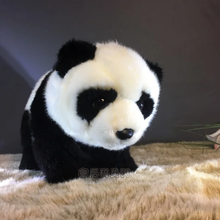 Drăguț Jucării Pentru Copii Perna Prezent Panda De Pluș Papusa Viața Reală Animale De Înaltă Calitate, Moale Magazin De Jucării