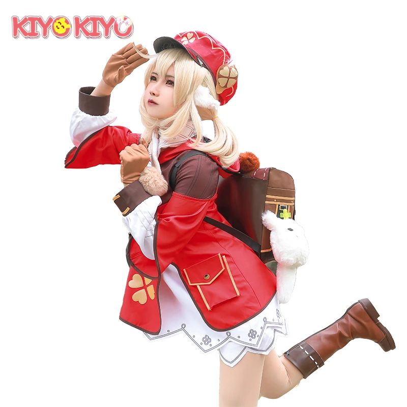 KIYO-KIYO În stoc Joc Genshin Impact Cosplay Klee Loli Rochie de Cosplay Costum Costume de Halloween