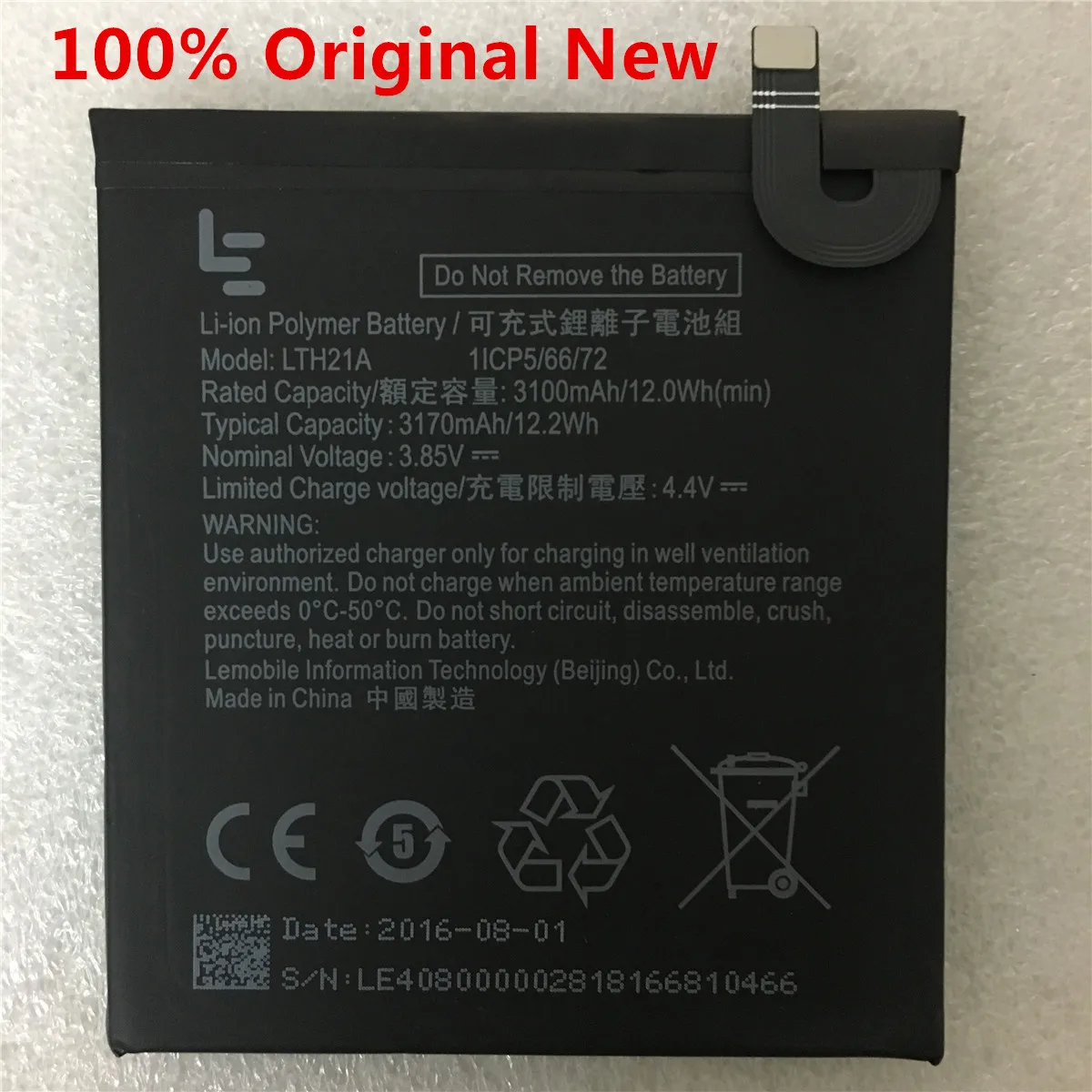 100% Original LTH21A 3100mAh Pentru Letv Le Max 2 /5.7 inch/ x821 X820 Baterie Baterii Bateria de Acumulatoare AKKU
