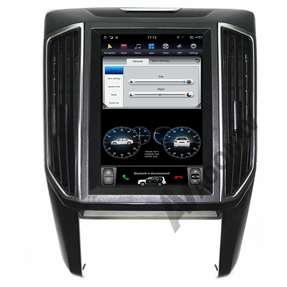 12.1 inch Android 9.0 masina autoradio navigare GPS pentru ZOTYE Z360 player multimedia, DVD player ecran vertical
