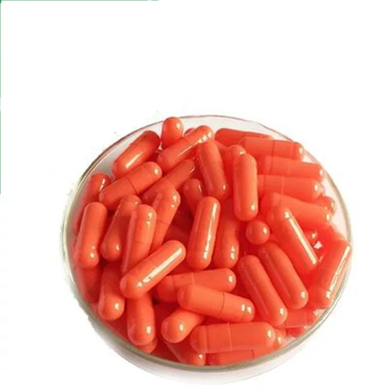Size0#1000pcs/Lot Solid Orgeng Roșu Gol învelișul Capsulei Separate Medicina de Praf de unică folosință, Sticle Cosmetice Masca Subpachet