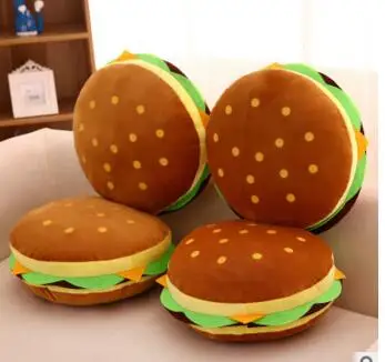 Autentic mezanin hamburger copii jucărie de pluș perna