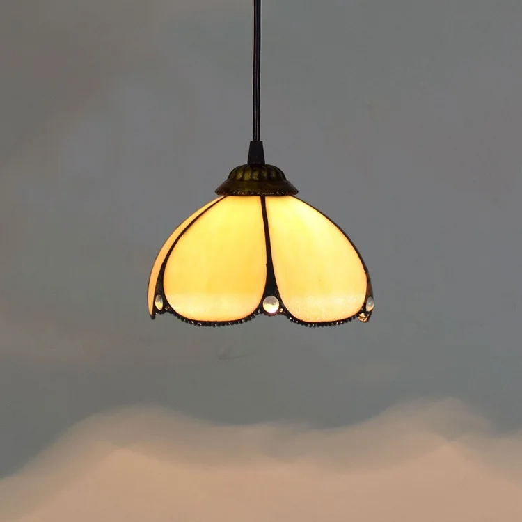 20cm8 Inch Creativ European Mediteranean Simplu Calde de Galben coridor Coridor Balcon Mic Droplight Lampă Tiffany