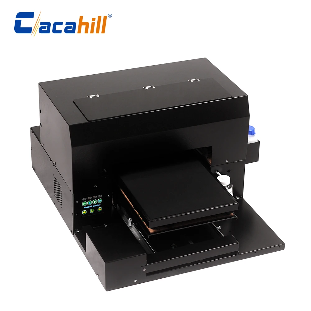 A3 imprimanta UV mare flatbed îmbrăcăminte de imprimare mașină potrivit pentru telefon mobil caz/piele/lemn/acril/T-shirt de imprimare